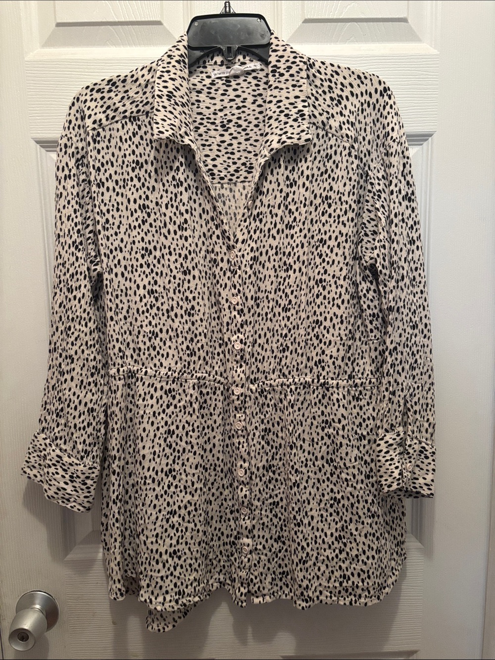 Women's spotted jacket - likely blazer or lightweight jacket